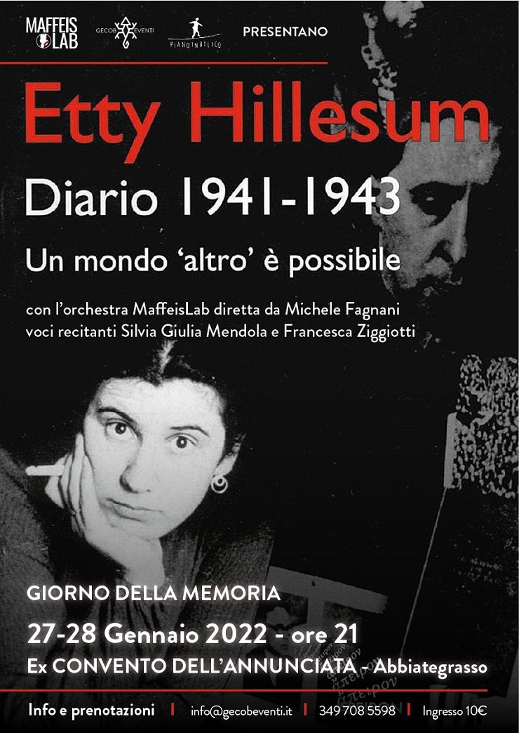ETTY HILLESUM - Diario 1941-1943 - Un mondo"altro" è possibile