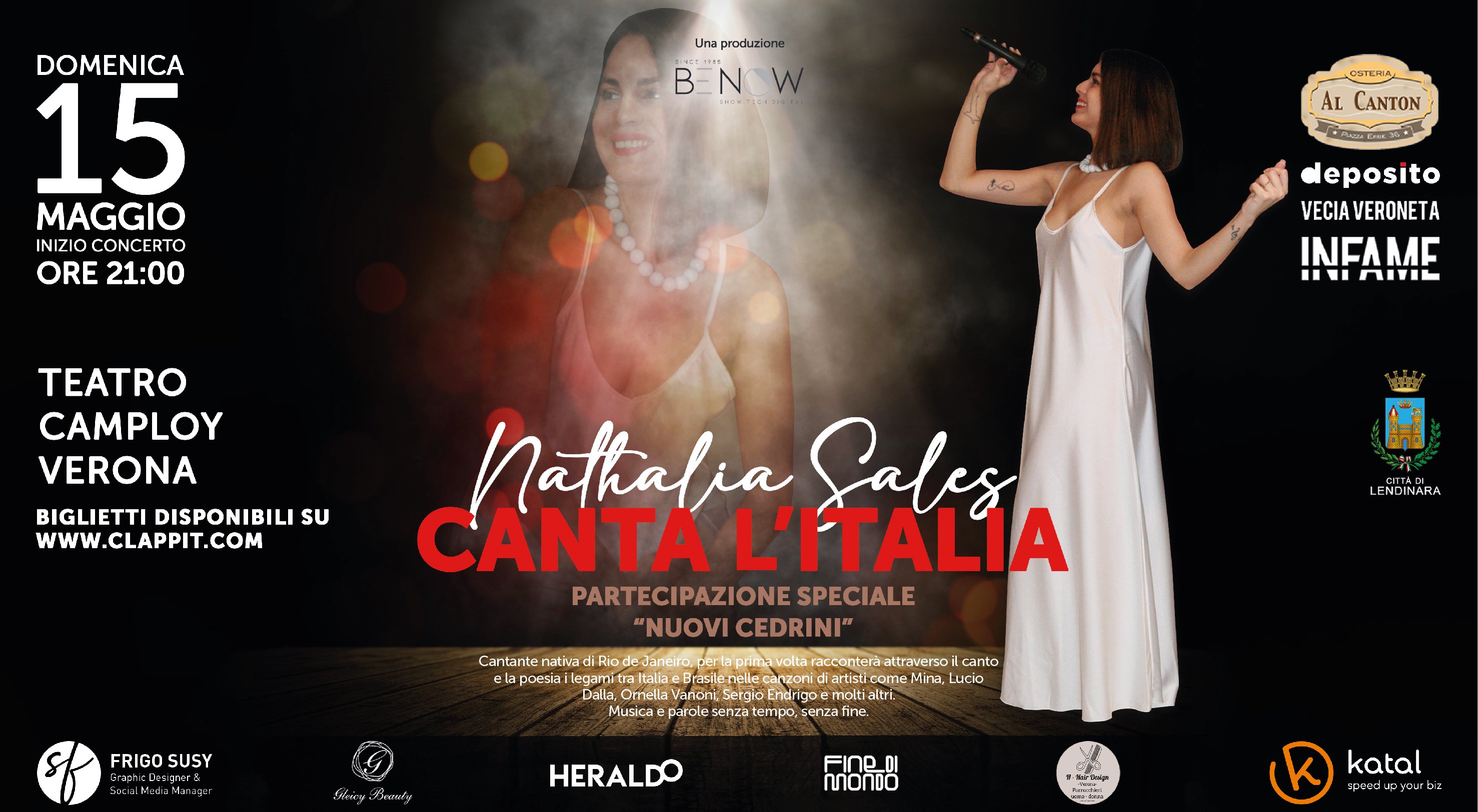 Nathalia Sales canta l'Italia