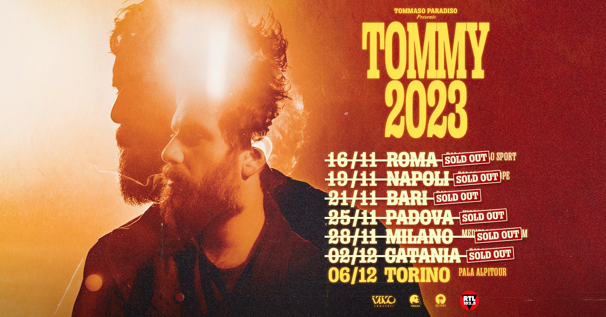 TOMMASO PARADISO - TOMMY 2023