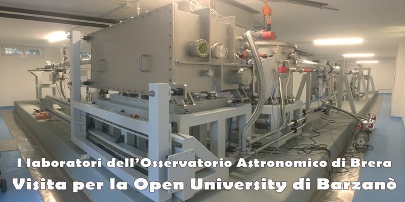 I laboratori dell’osservatorio astronomico di Brera