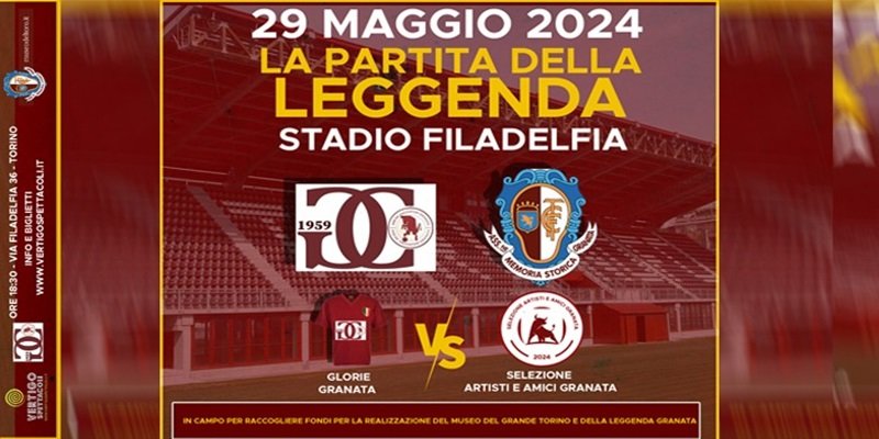 LA PARTITA DELLA LEGGENDA: GLORIE GRANATA vs SELEZIONE ARTISTI E AMICI GRANATA