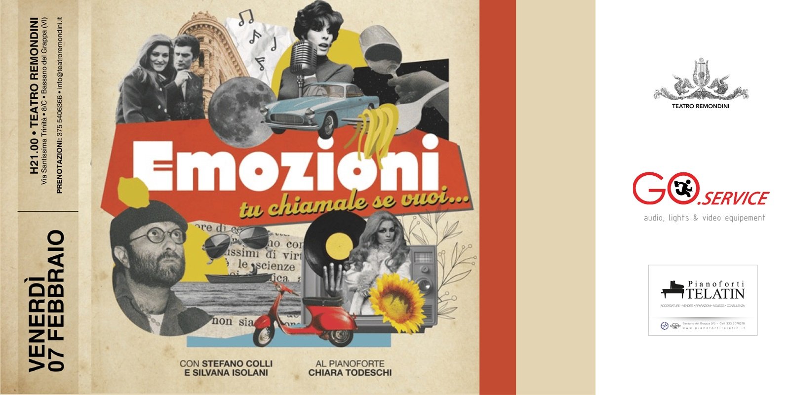 Teatro Remondini stagione 2025 - Musica Leggera