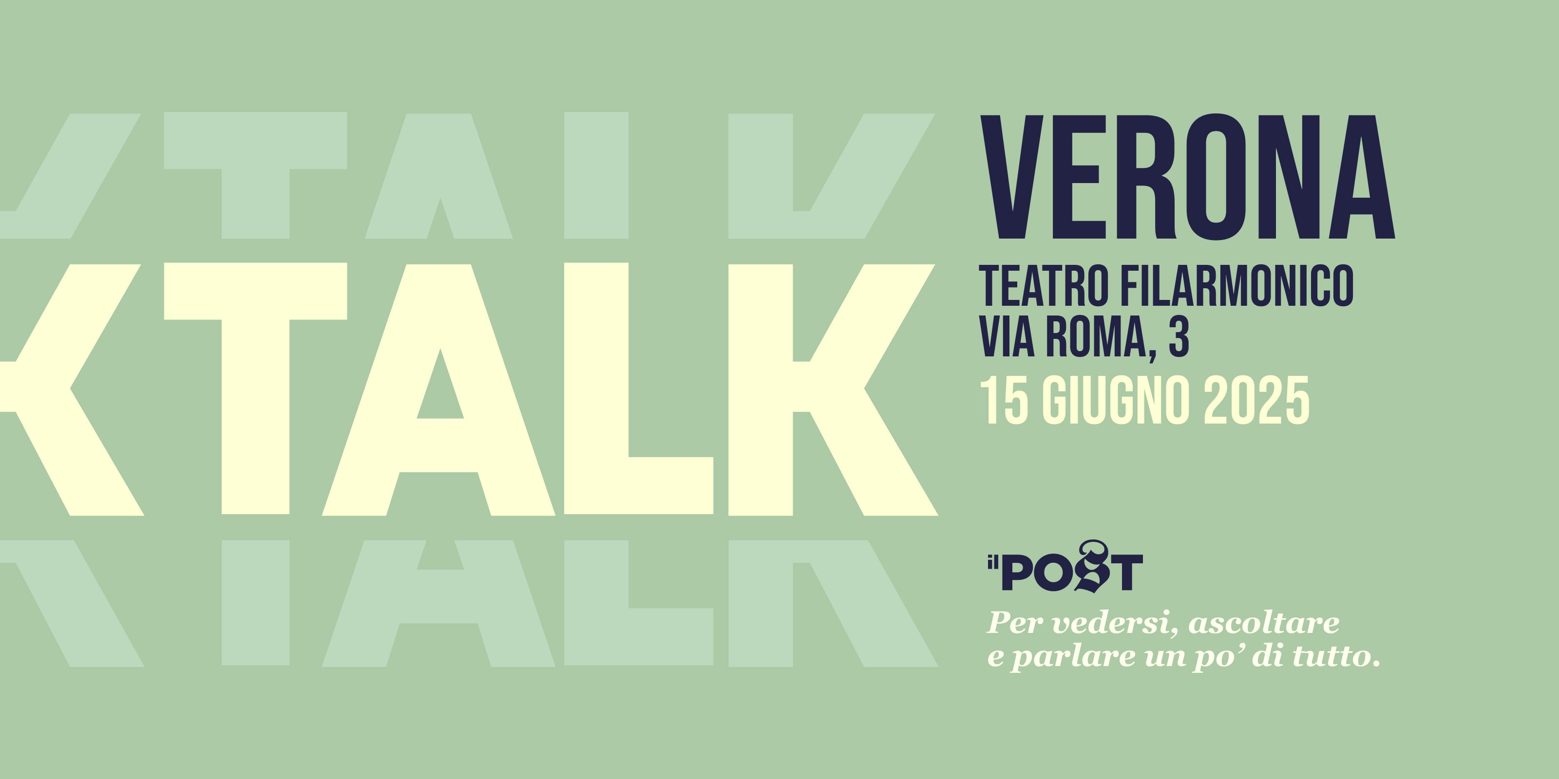 TALK Il Post 2025 Verona