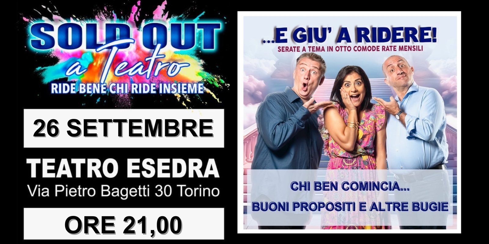 Sold Out a Teatro 2025/26 - Arte Varia