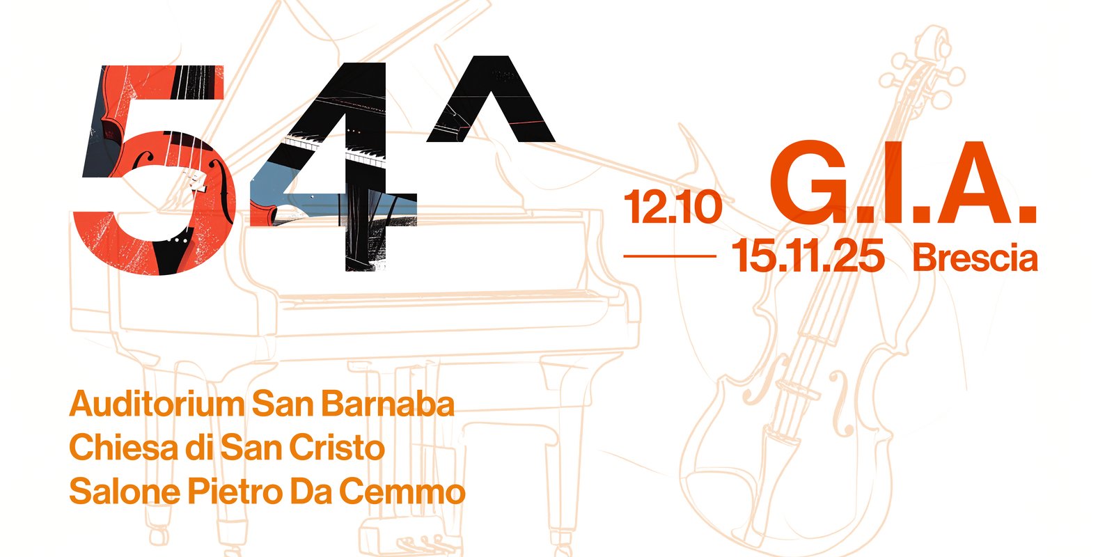 54^ STAGIONE CONCERTISTICA GIA 2025