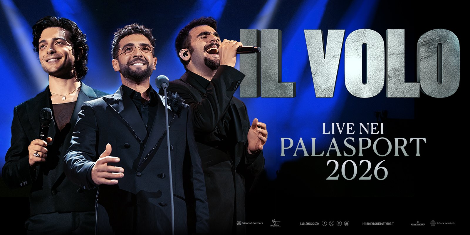 Il Volo Live nei Palasport 2026