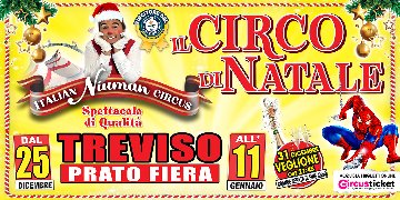 Italian Niuman Circus: il Circo di Natale a Treviso