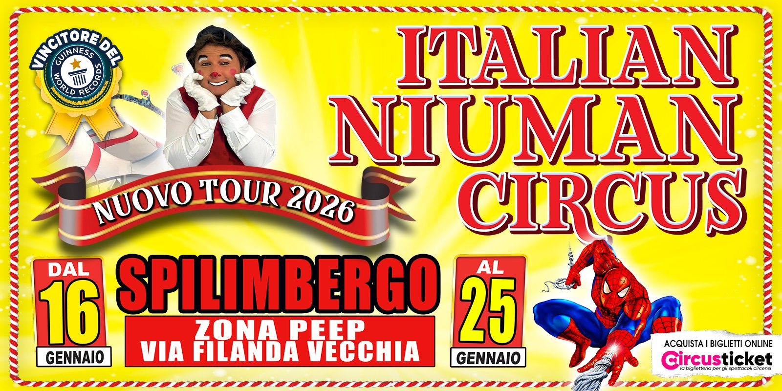 Italian Niuman Circus a Spilimbergo