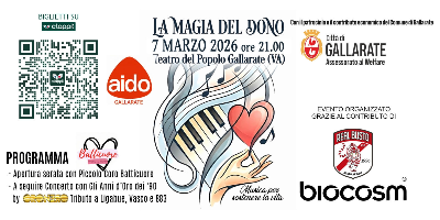 La magia del dono, musica per sostenere la vita