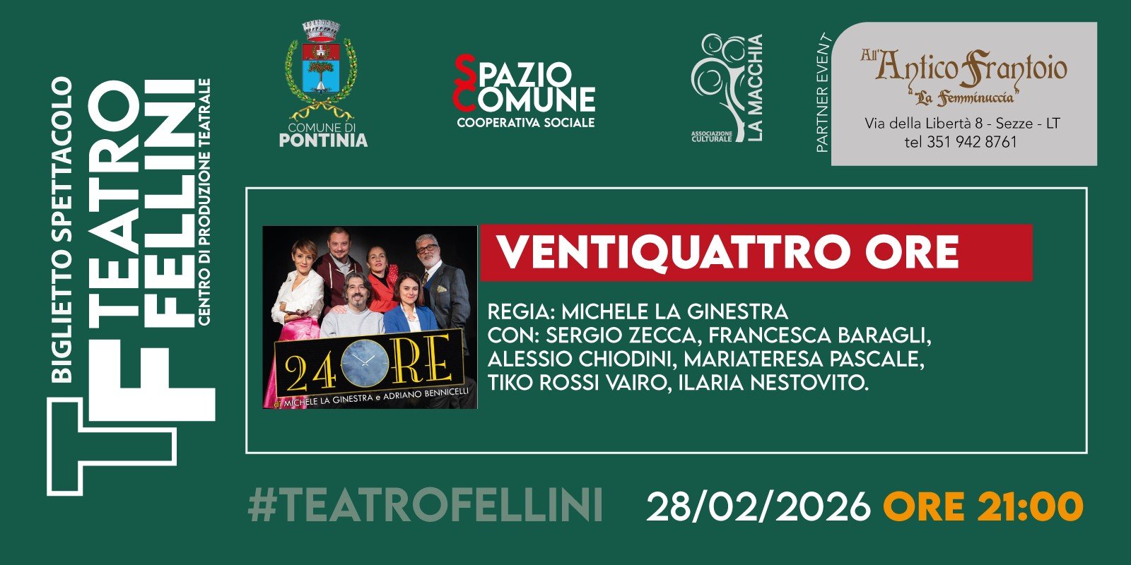 VENTIQUATTRORE - REGIA MICHELE LA GINESTRA