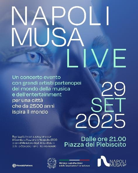 Napoli Musa Live: il concerto gratuito in Piazza del Plebiscito per celebrare i 2500 anni della città