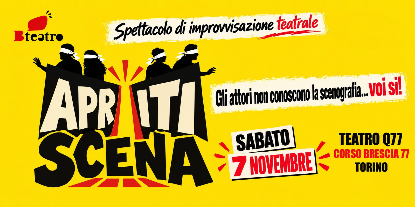 APRITI SCENA - Gli attori non conoscono le scenografie… voi si!