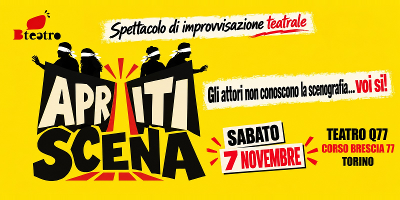 APRITI SCENA - Gli attori non conoscono le scenografie… voi si!