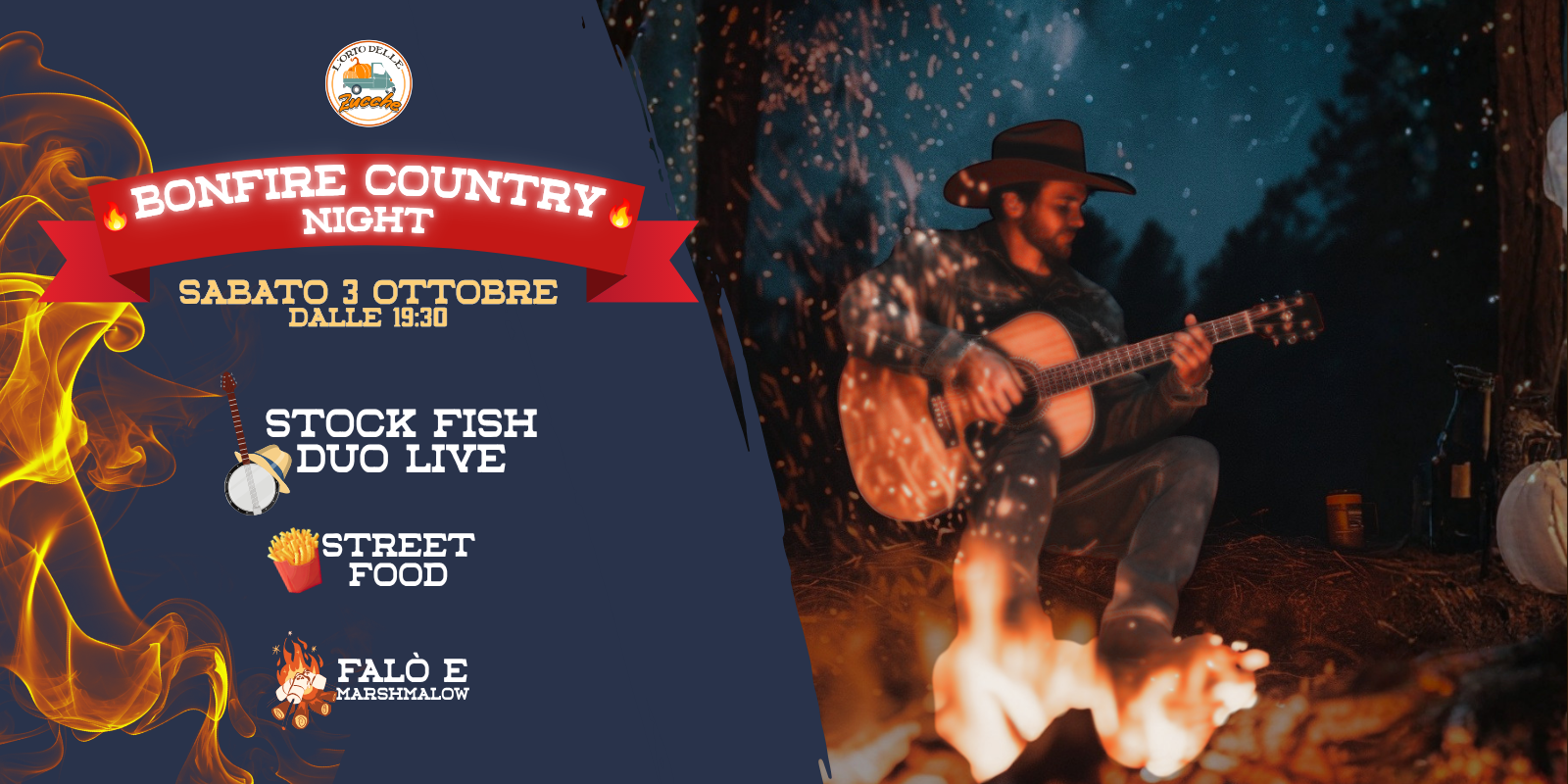 BONFIRE COUNTRY NIGHT -  Una notte al ranch