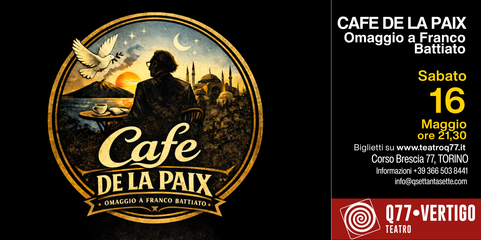 Cafe de la Paix - Omaggio a Franco Battiato