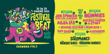 FESTIVAL BEAT VOL. 32 ti aspetta a Cremona dal 25 al 27 giugno