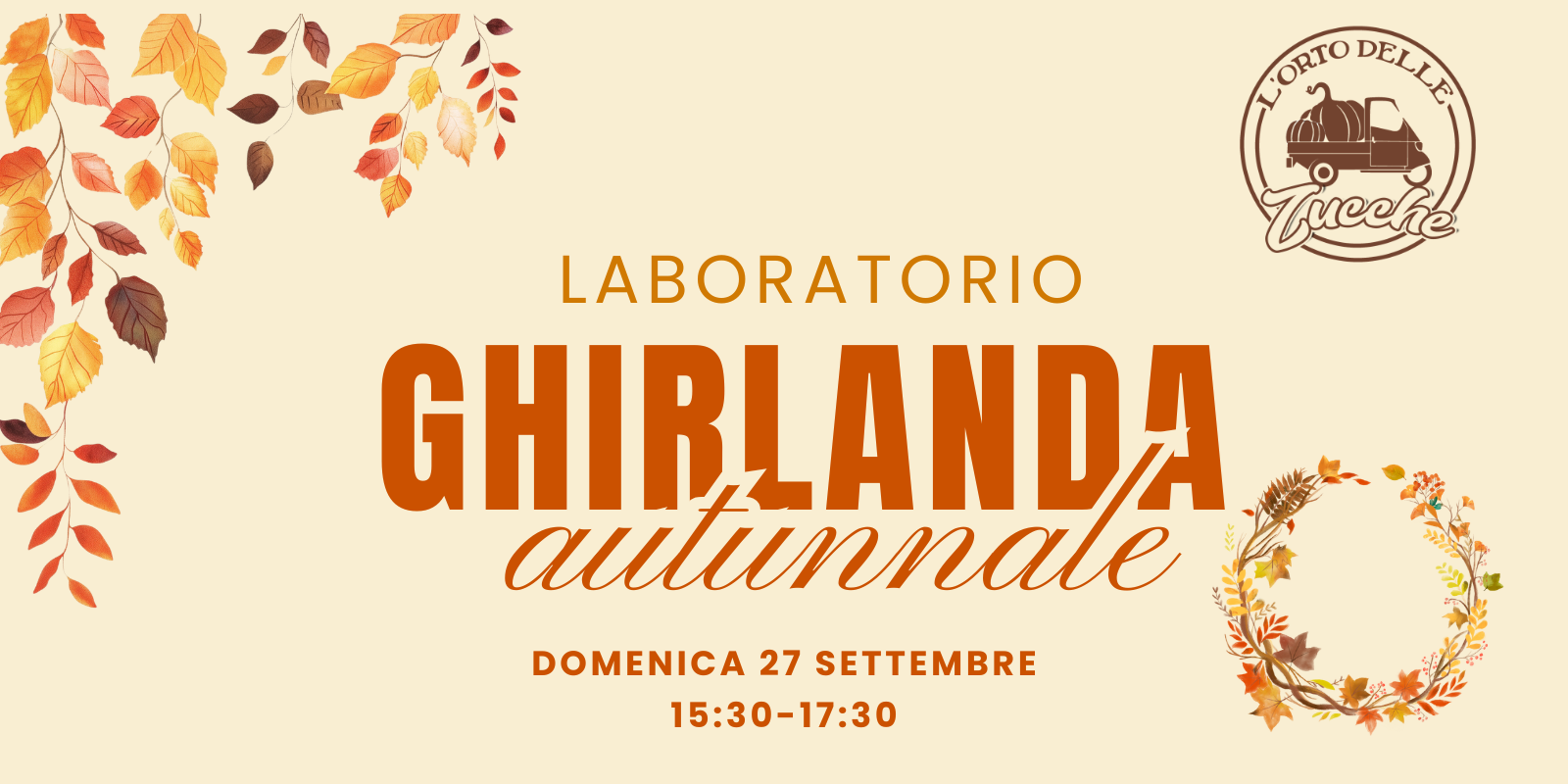 CREA LA TUA GHIRLANDA AUTUNNALE