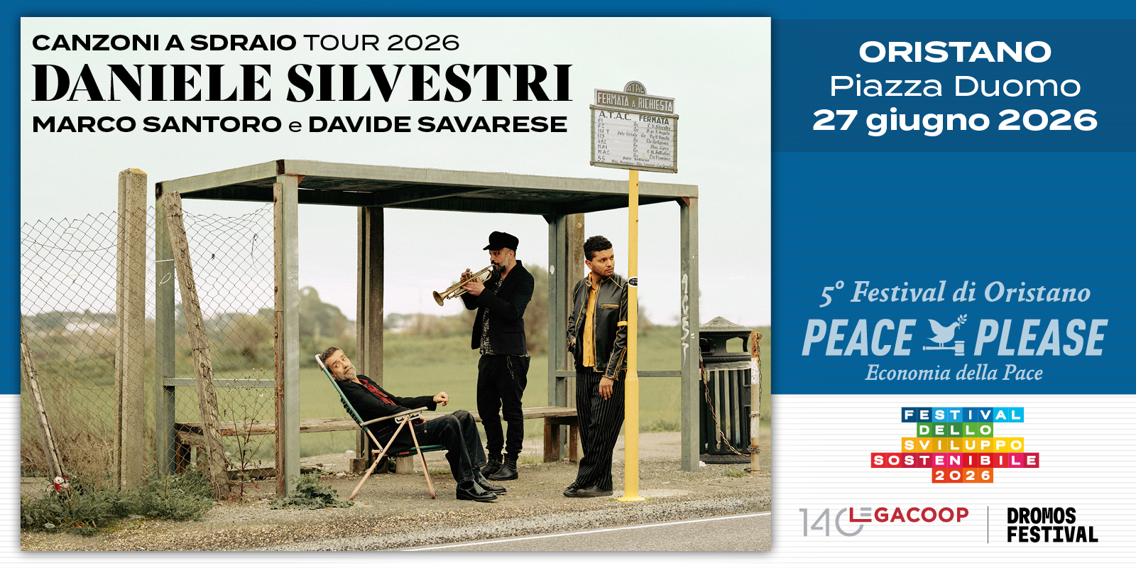DANIELE SILVESTRI - Canzoni a sdraio Tour 2026