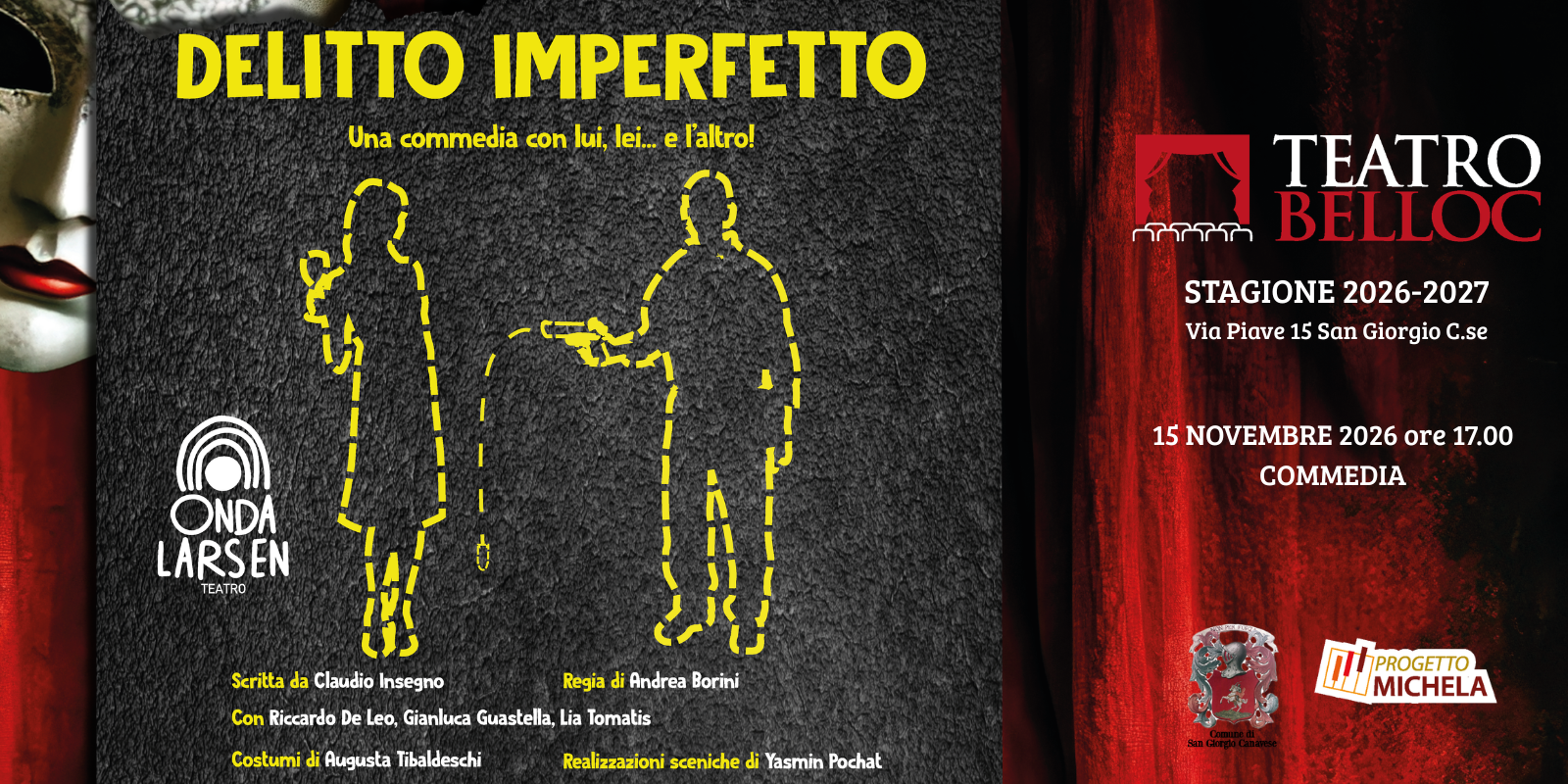 Teatro Belloc - Stagione 2026/27 - Prosa