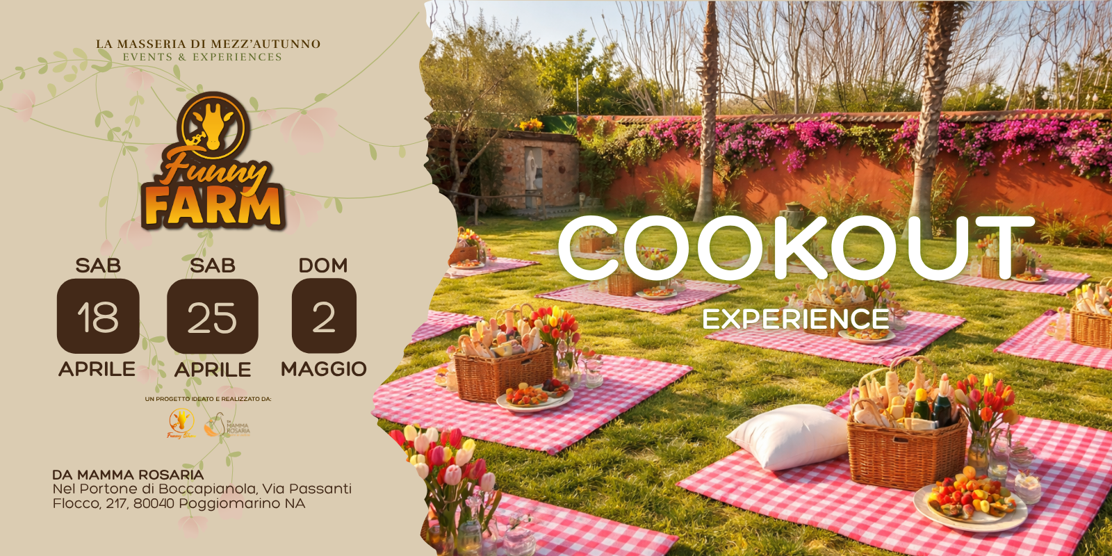 FUNNY FARM – COOKOUT EXPERIENCE 