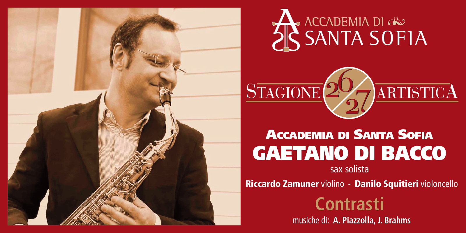 GAETANO DI BACCO con Orchestra Accademia di Santa Sofia - Contrasti