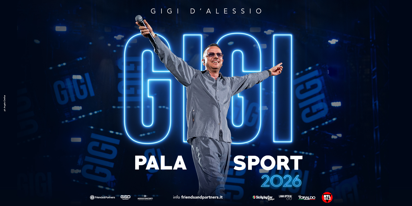 GIGI D'ALESSIO - PALASPORT 2026