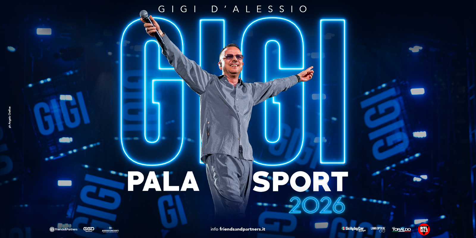 GIGI D'ALESSIO - PALASPORT 2026
