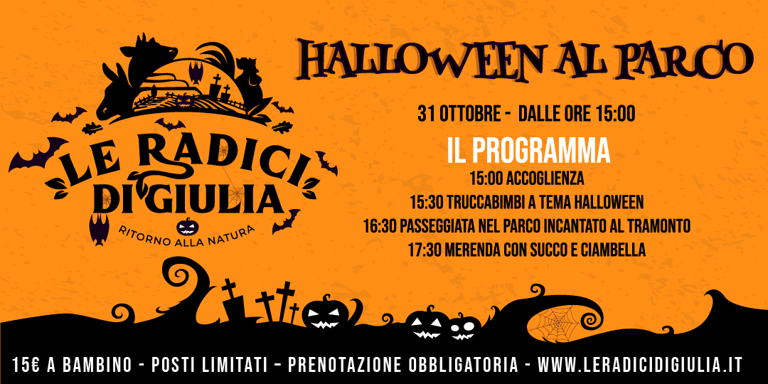 Halloween al parco - Le Radici di Giulia