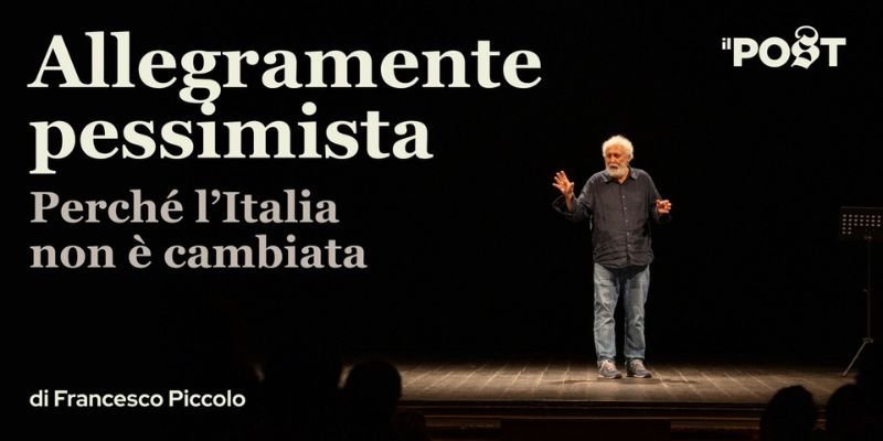 Francesco Piccolo porta a teatro Il Post: “Quando l’Italia non è cambiata” arriva a Milano