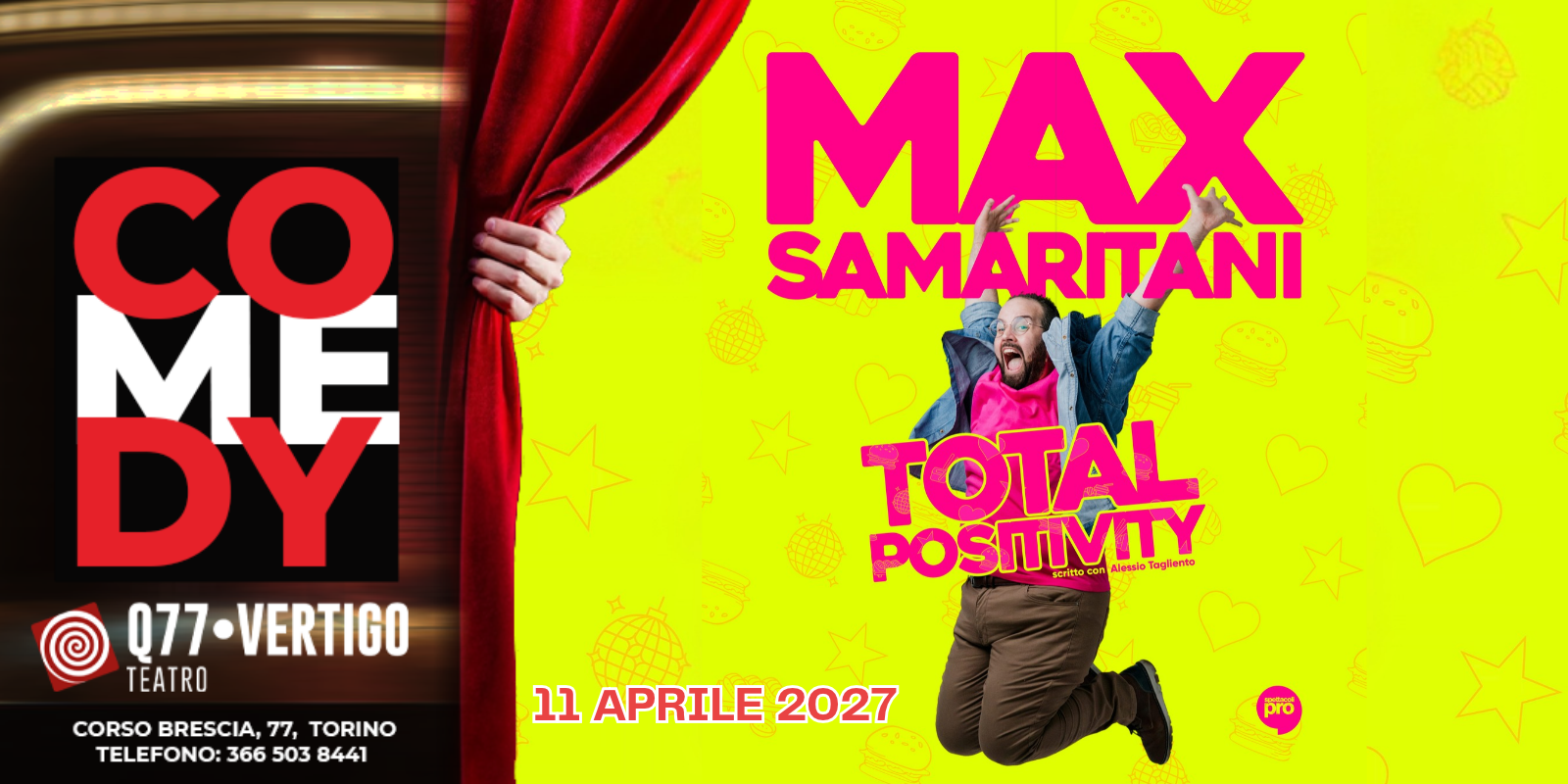 Max Samaritani in “TOTAL POSITIVITY”