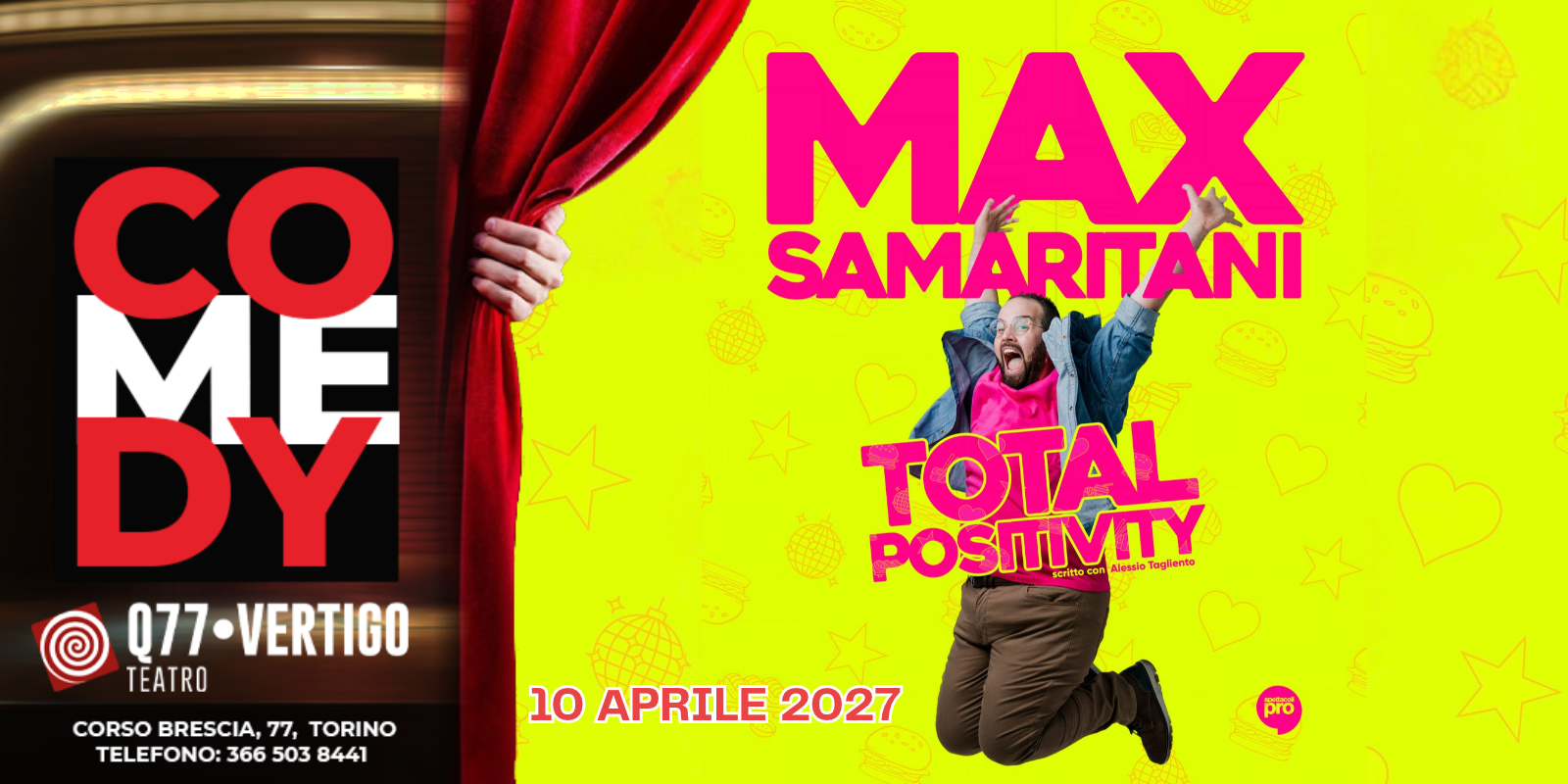 Max Samaritani in “TOTAL POSITIVITY”