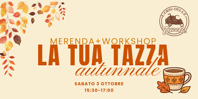 MERENDA CON WORKSHOP DI DECORAZIONE CERAMICA