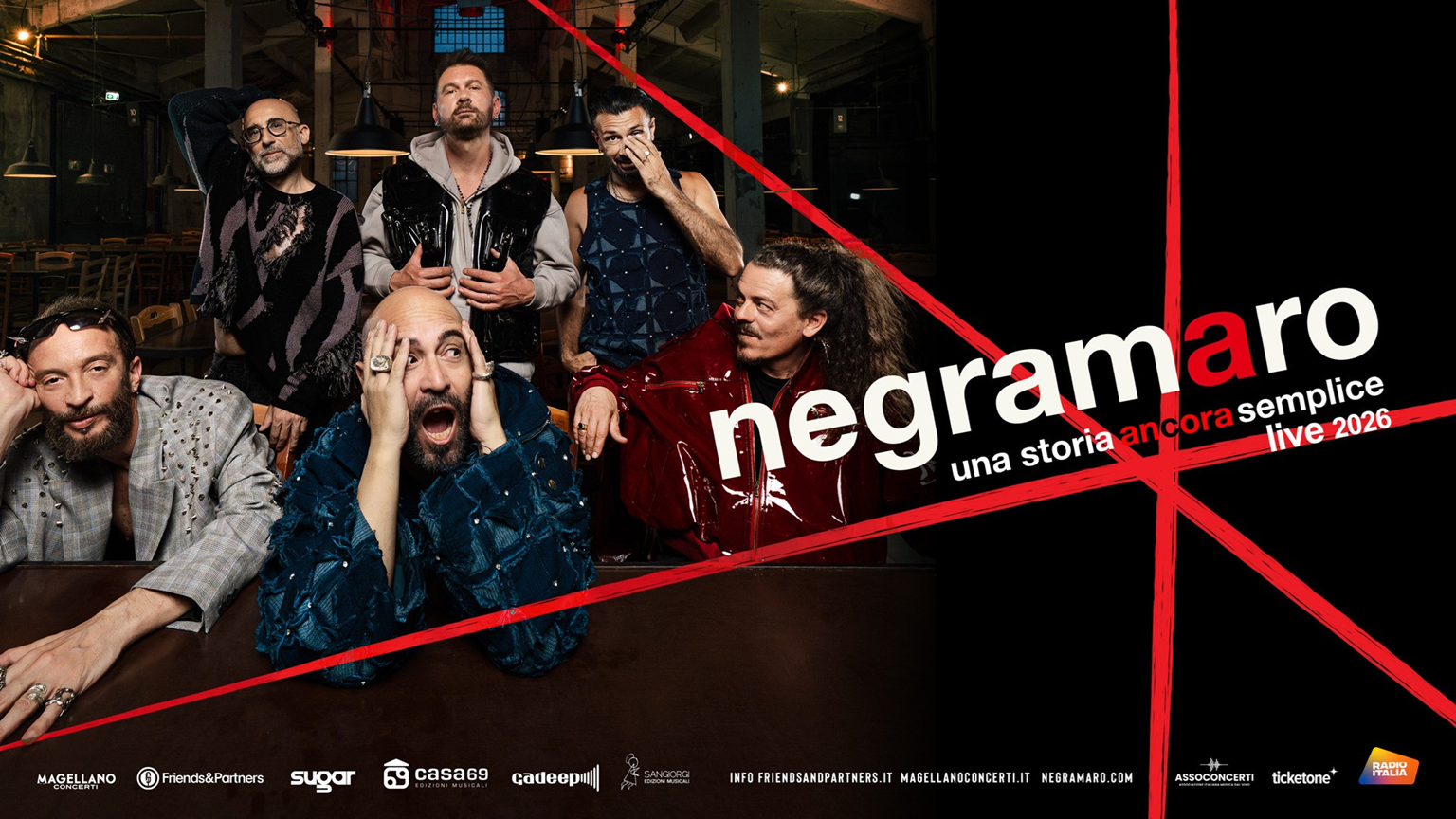 Negramaro - Una storia ancora semplice live 2026