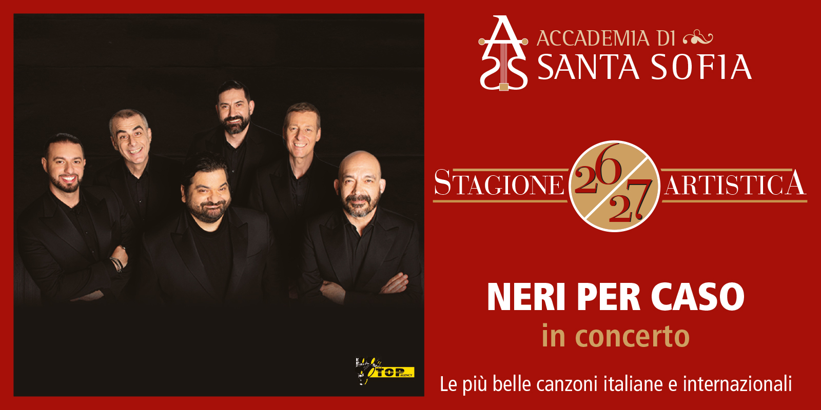 NERI PER CASO in concerto - Le più belle canzoni italiane e internazionali
