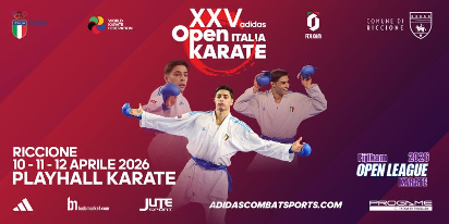 Open League Italia Karate 2026: a Riccione tre giorni di grande Karate