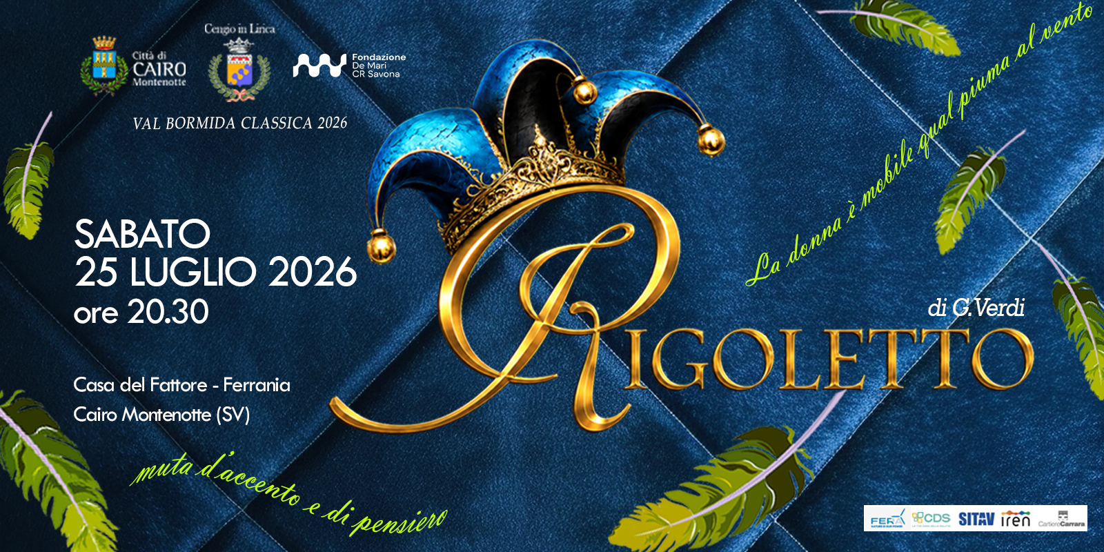  Opera lirica "Rigoletto" di Giuseppe Verdi 