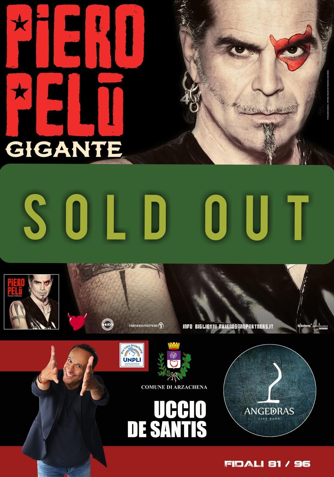 Arzachena: PIERO PELÙ IN CONCERTO