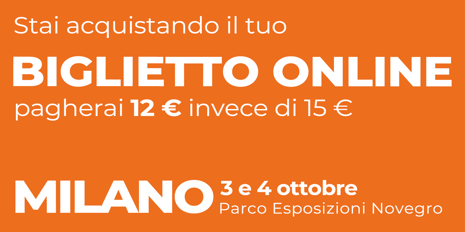 QUATTROZAMPEINFIERA - BIGLIETTO OPEN