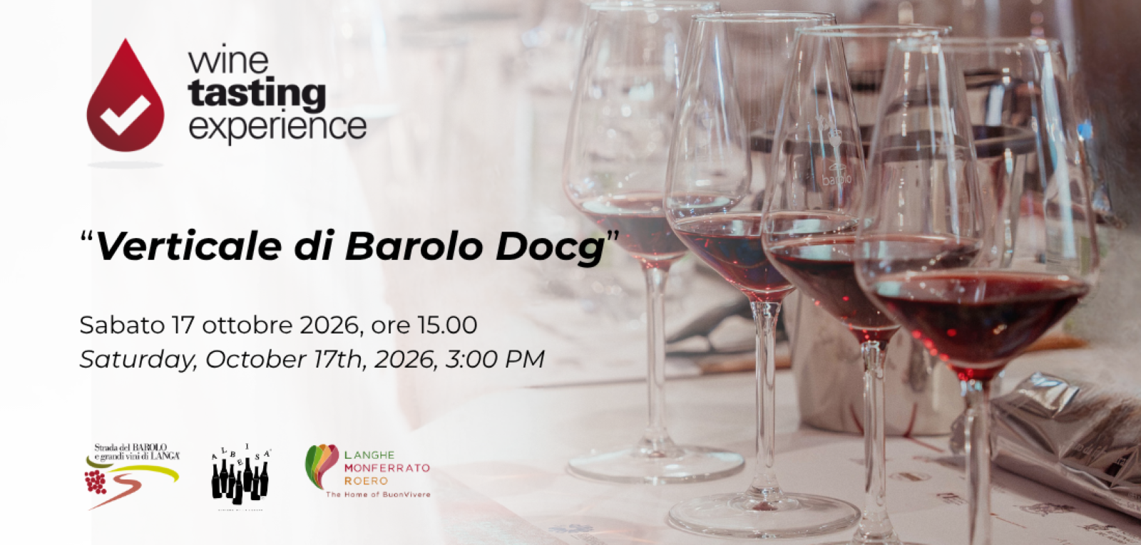 Wine Tasting Experience® | Verticale di Barolo Docg