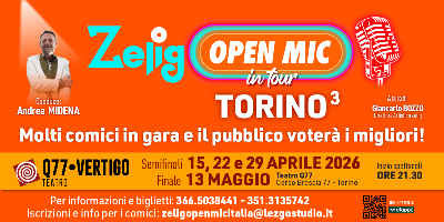 ZELIG OPEN MIC IN TOUR