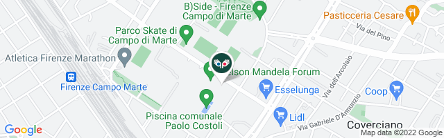 Nelson Mandela Forum. Piazza Enrico Berlinguer,  Firenze